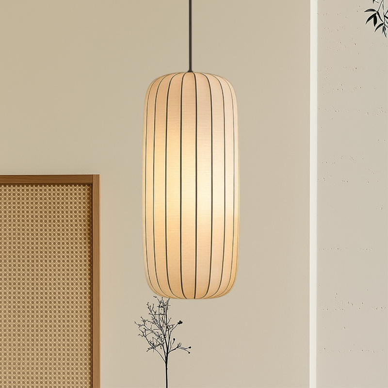 Lampa Wisząca z Jedwabiu Rendara – Minimalistyczny Design, Regulowana Wysokość, Idealna do Salonu i Nad Stół 5