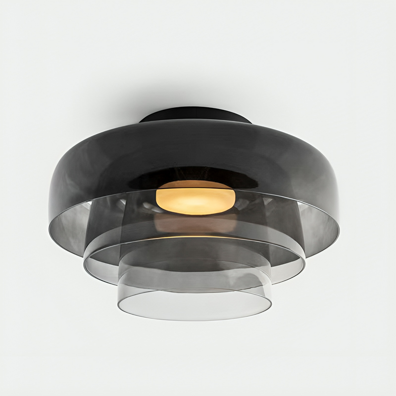 Lampa wisząca Bauhaus z warstwowego szkła – Nowoczesny design do jadalni i kuchni 13