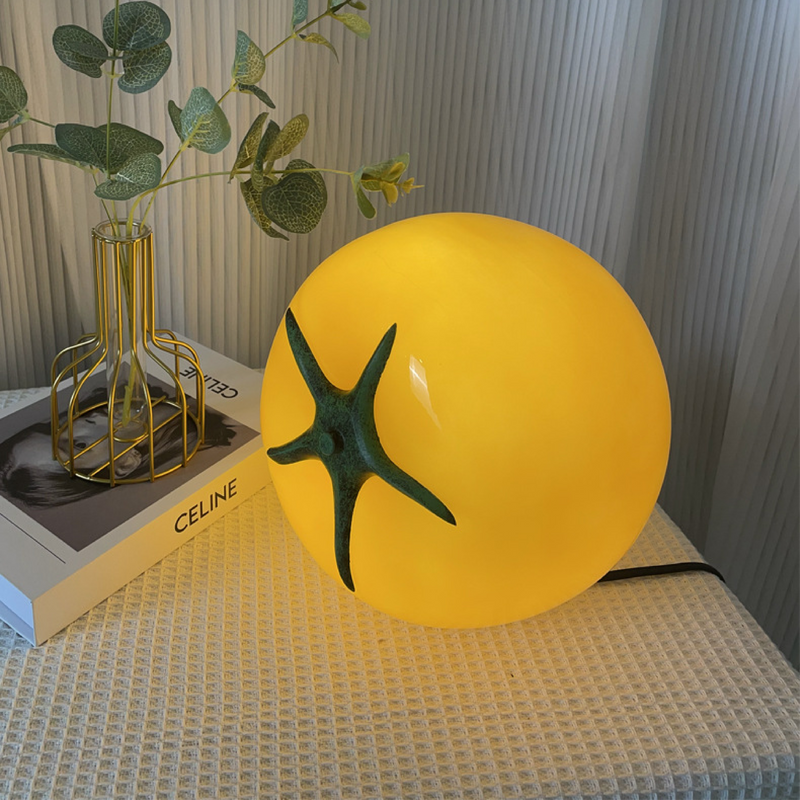 Lampka Stołowa Pomidorowa z LED – Nowoczesny Akcent do Wnętrz 2