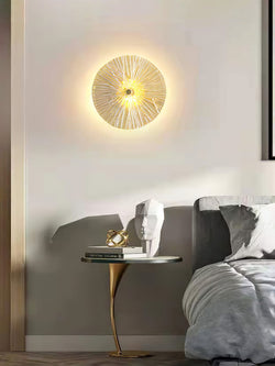 Ścienna Lampa Lotosowa w Stylu Zen do Harmonijnych Wnętrz