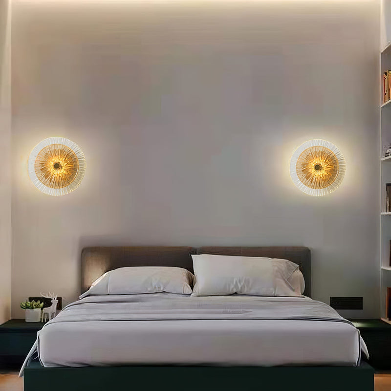 Ścienna Lampa Lotosowa w Stylu Zen do Harmonijnych Wnętrz