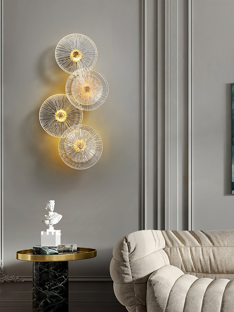 Ścienna Lampa Lotosowa w Stylu Zen do Harmonijnych Wnętrz