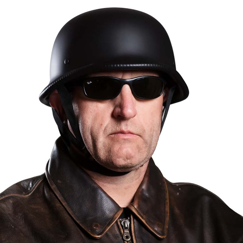 Stylowy Półkask Motocyklowy z Pełnym Bezpieczeństwem