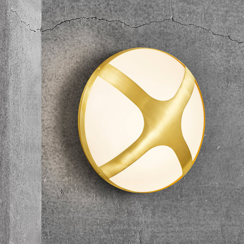 Stylowy Kinkiet Zewnętrzny z Geometrycznym Akcentem