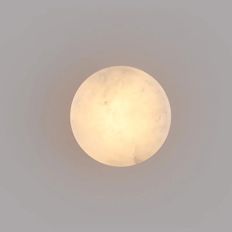 Marmurowa Lampa Ścienna LED z Minimalistycznym Designem – Kinkiet Ścienny do Przedpokoju, Sypialni i Salonu 8