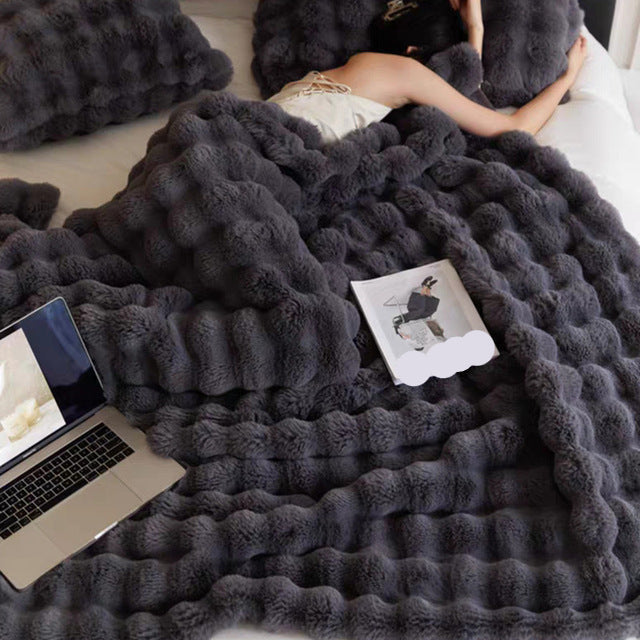 Miękki Pluszowy Koc CozyFleece – Przytulny Koc do Użytku Wewnętrznego i Zewnętrznego 3