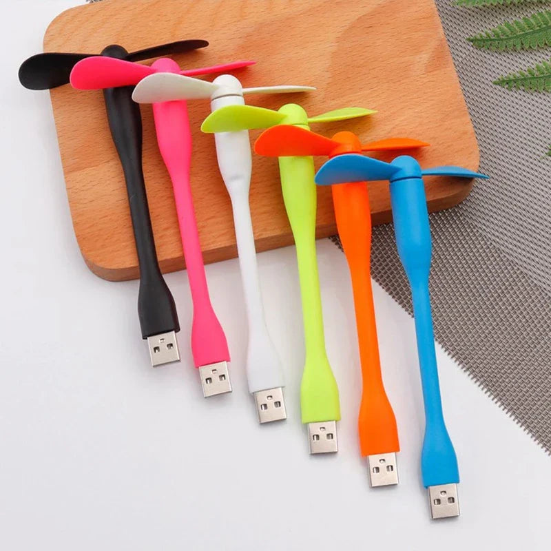 Wygodny wentylator USB do biura i podróży