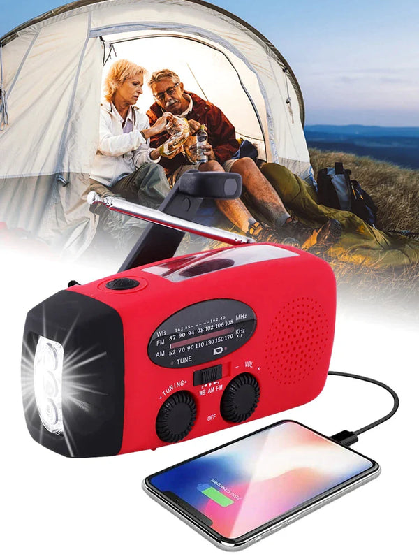 Niezawodne radio awaryjne – latarka LED i powerbank w jednym
