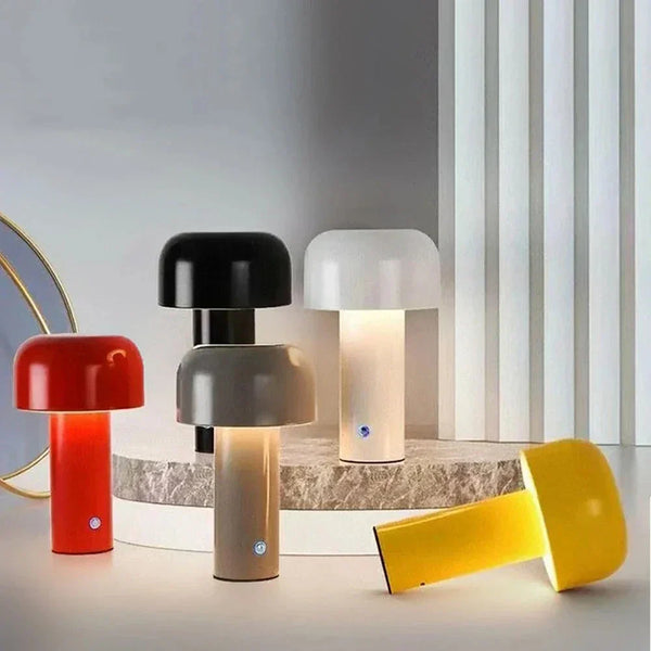 Stylowa Pilzlampa LED z Wbudowanym Zasilaniem