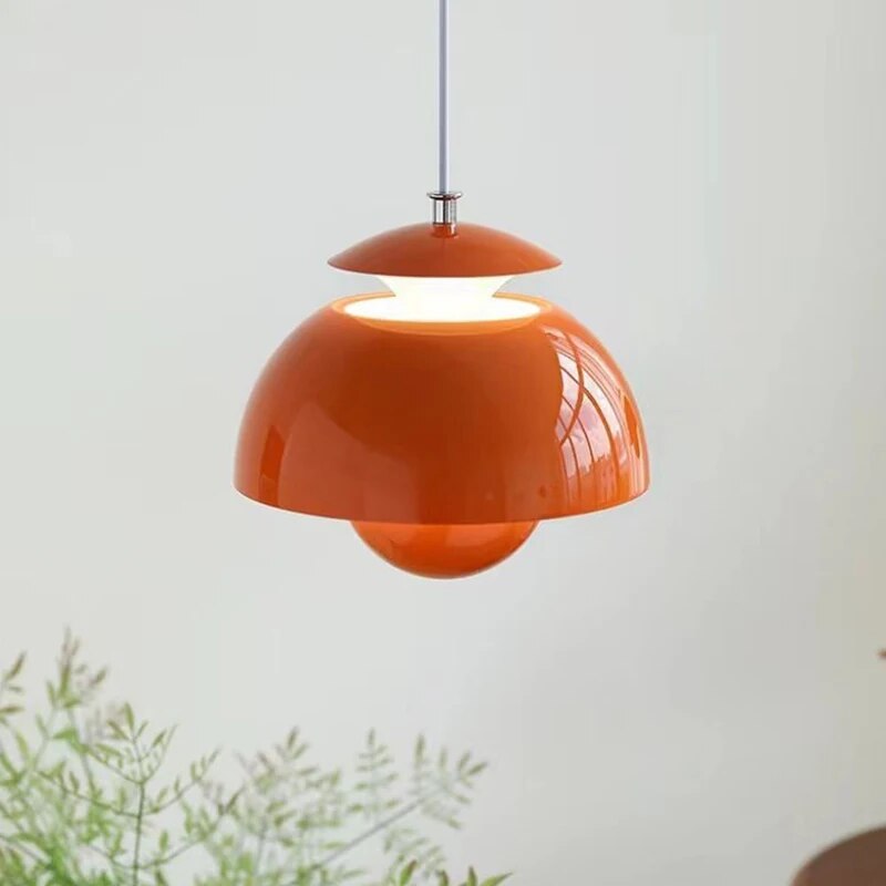Nowoczesna lampa wisząca LED w stylu nordyckim do jadalni i salonu
