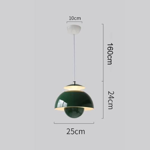 Nowoczesna lampa wisząca LED w stylu nordyckim do jadalni i salonu