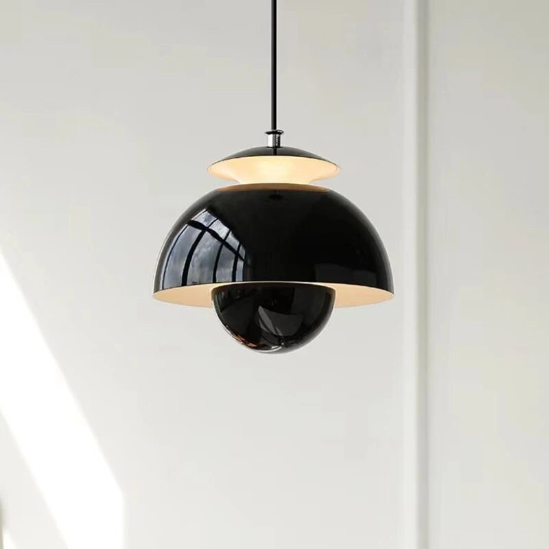 Nowoczesna lampa wisząca LED w stylu nordyckim do jadalni i salonu