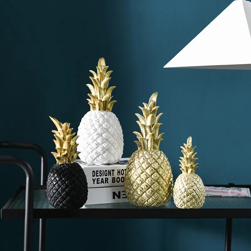 Wyjątkowy ananas w złotej odsłonie – klasyka z nutą luksusu