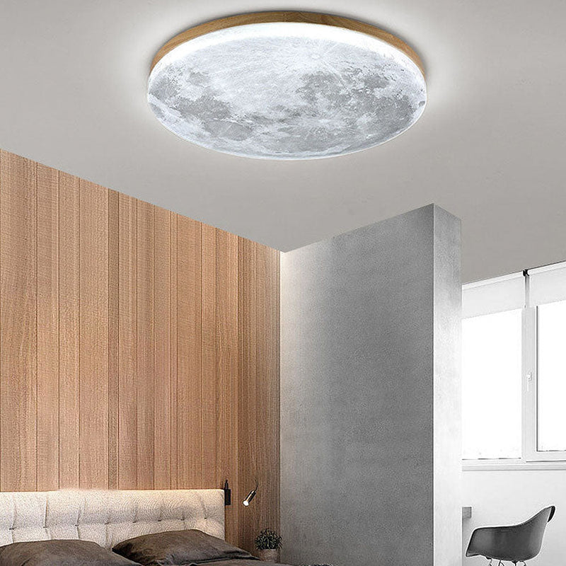 Lampa Sufitowa z Księżycowym Światłem do Nowoczesnych Wnętrz