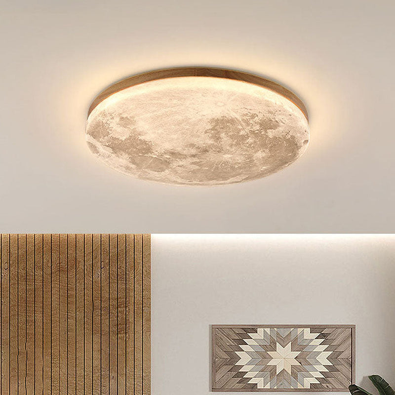 Lampa Sufitowa z Księżycowym Światłem do Nowoczesnych Wnętrz
