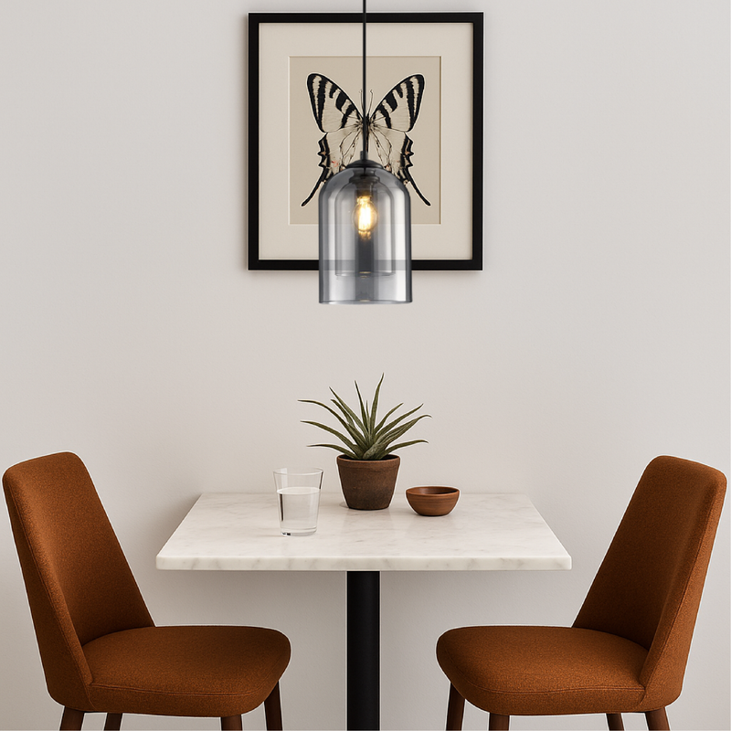 Nowoczesna Lampa Wisząca Janis z Regulowaną Wysokością – Szkło, Idealna Lampa do Salonu i Nad Stół 6