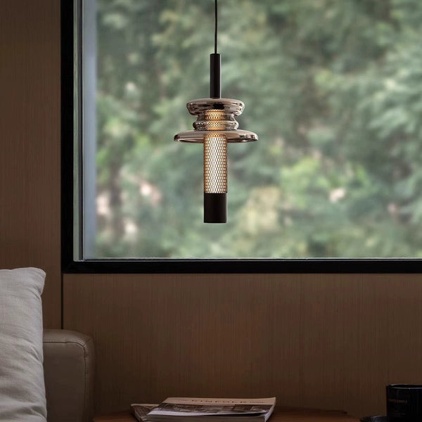 Nowoczesna Lampa Wisząca LED z Regulacją Wysokości do Salonu i Foyer – Geometryczna Forma, Ciepłe Światło 3000K 1