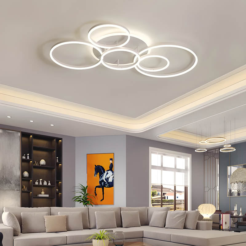 Nowoczesna Lampa Wisząca Rondale z Regulacją Wysokości – Elegancka Lampa do Salonu i Jadalni, Oświetlenie LED 3