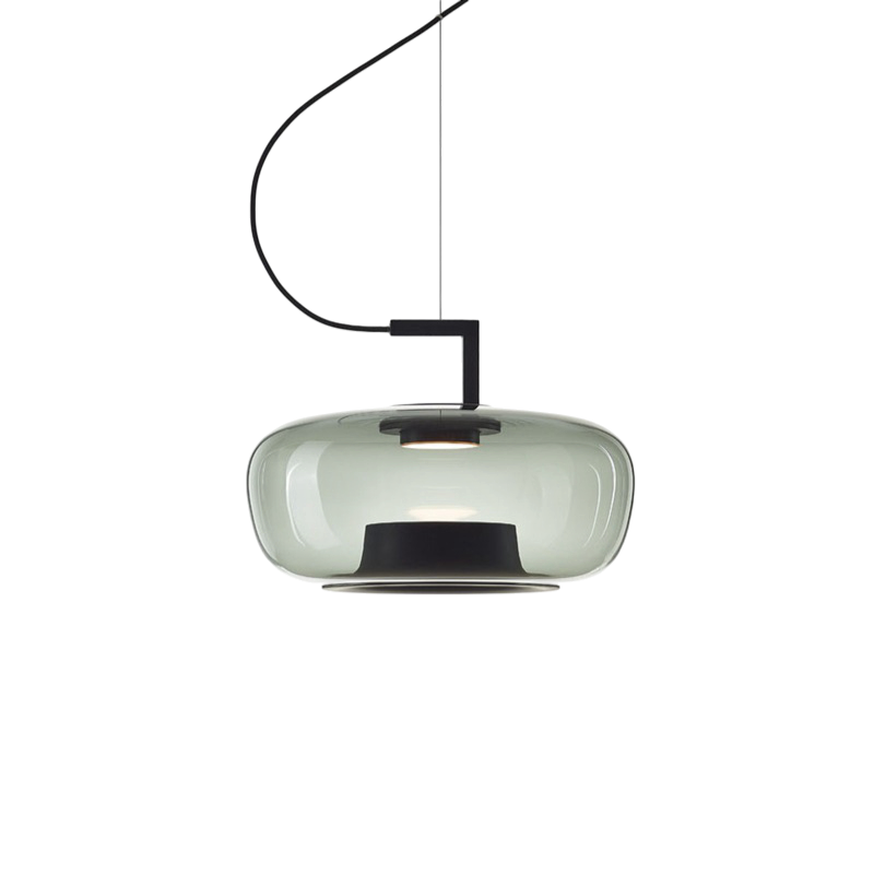 Nowoczesna Lampa Wisząca z Regulacją Wysokości do Salonu i Jadalni – Szklana Lampa Nad Stół z Ciepłym Światłem LED 11