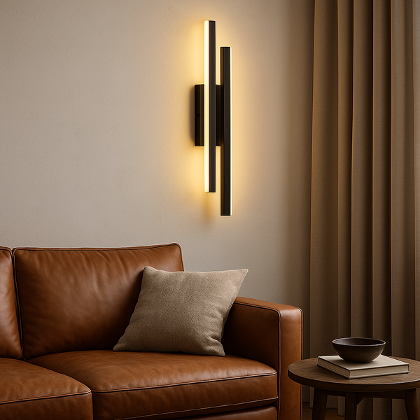 Nowoczesny Kinkiet LED Ścienny z Ciepłym Światłem, Minimalistyczny Design do Jadalni i Baru, 50x8 cm 0