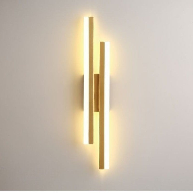 Nowoczesny Kinkiet LED Ścienny z Ciepłym Światłem, Minimalistyczny Design do Jadalni i Baru, 50x8 cm 4
