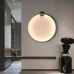 Nowoczesny Kinkiet Ścienny Jadis Ring z Paskami LED – Skandynawski Design do Salonu i Jadalni, Okrągły Kształt 0