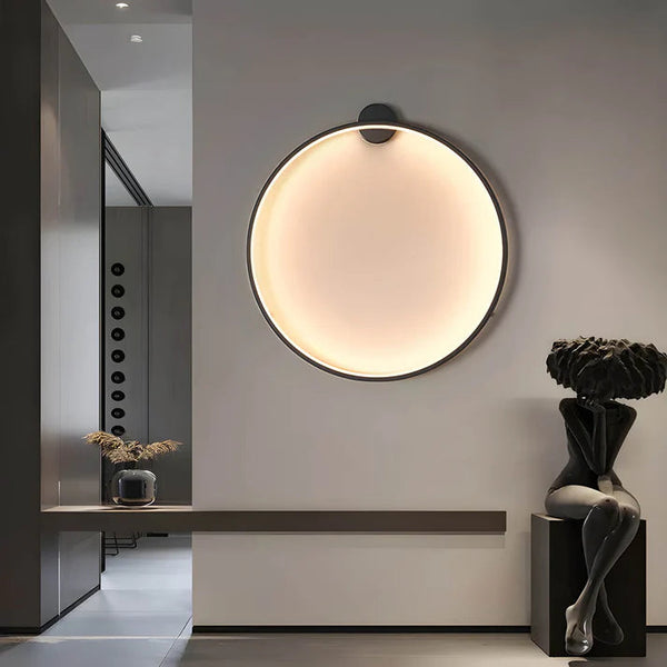 Nowoczesny Kinkiet Ścienny Jadis Ring z Paskami LED – Skandynawski Design do Salonu i Jadalni, Okrągły Kształt 0