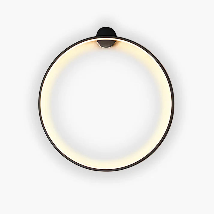Nowoczesny Kinkiet Ścienny Jadis Ring z Paskami LED – Skandynawski Design do Salonu i Jadalni, Okrągły Kształt 6