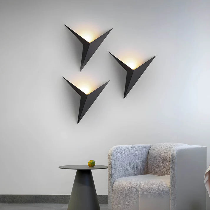 Nowoczesny Kinkiet Ścienny LED z Motywem Ptaka – Stylowe Kinkiety do Salonu i Jadalni, Metalowo-Akrylowe Oświetlenie 25x12x12 cm 4