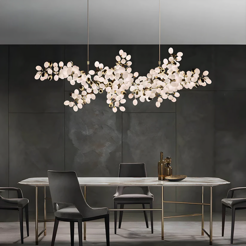 Nowoczesny Żyrandol Kryształowy Fleurida z Regulowaną Wysokością do Salonu i Jadalni – Elegancki Design z Ciepłym Światłem LED 6