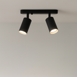 Obrotowa Lampa Sufitowa z Dwiema Regulowanymi Głowami – Nowoczesne Lampy Sufitowe do Kuchni i Salonu 0