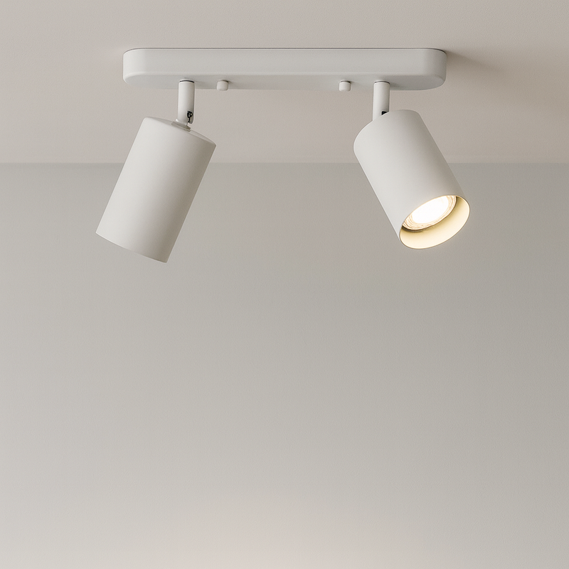 Obrotowa Lampa Sufitowa z Dwiema Regulowanymi Głowami – Nowoczesne Lampy Sufitowe do Kuchni i Salonu 3