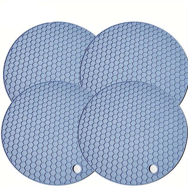 Okrągła Mata Silikonowa do Pieczenia 18 cm – Żaroodporna, Antypoślizgowa, Łatwa w Czyszczeniu, Tekstura Plastra Miodu 1