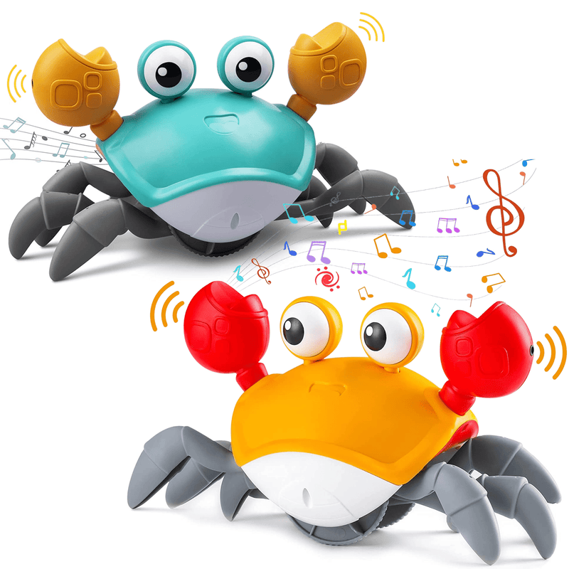 Kolorowy krab motywujący dzieci do ruchu i odkrywania świata