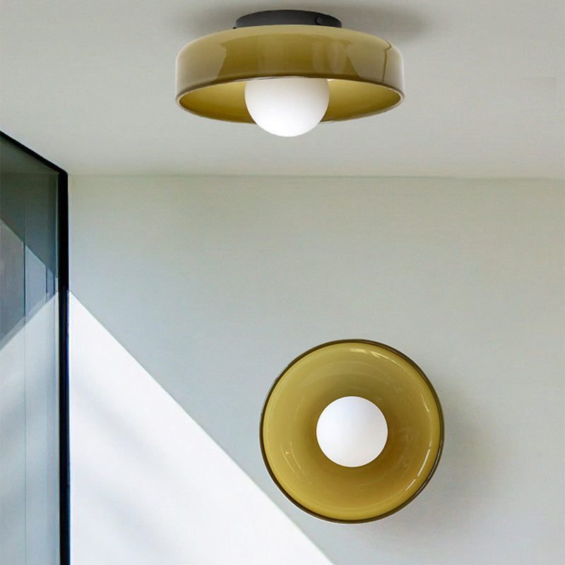 Nowoczesna okrągła lampa sufitowa LED do salonu i sypialni