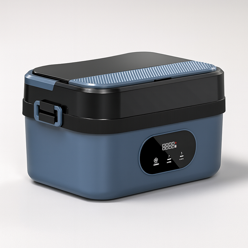 Przenośne Pudełko na Lunch 1000 ml ze Stali Nierdzewnej z Samonagrzewaniem i Inteligentnym Ogrzewaniem – Bezprzewodowe, Idealne do Pracy i Podróży 3