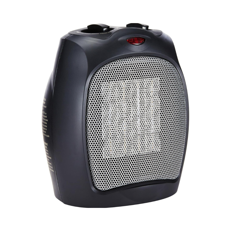 Przenośny Elektryczny Grzejnik Ceramiczny z Termostatem 1500W – Szybkie Ogrzewanie do Małych Pomieszczeń 1