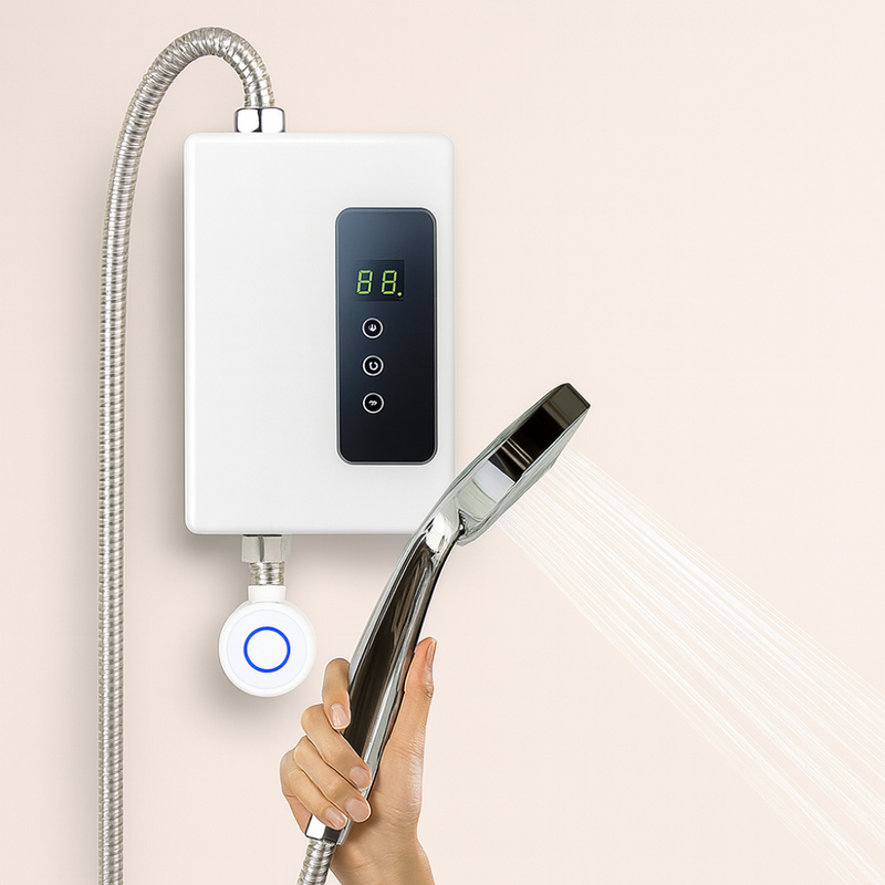 Przenośny Elektryczny Podgrzewacz Wody 3500W – Bezzbiornikowy, Kompaktowy i Energooszczędny Przepływowy Ogrzewacz Wody 2