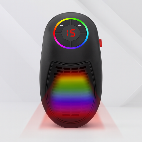 Przenośny Grzejnik Elektryczny Ceramiczny 500W-800W z Regulowanym Termostatem – Energooszczędny Grzejnik Pokojowy do Ogrzewania Pomieszczeń 0