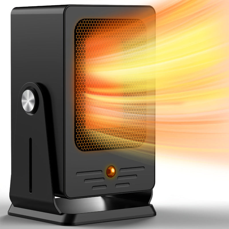 Przenośny Grzejnik Elektryczny Konwektorowy z Termostatem – Energooszczędny Grzejnik Pokojowy do Szybkiego Ogrzewania 900 W 4