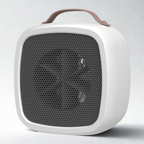 Przenośny Grzejnik Elektryczny PTC 300W/600W – Cichy i Energooszczędny Ogrzewacz do Wnętrz, Idealny do Sypialni i Biura 0