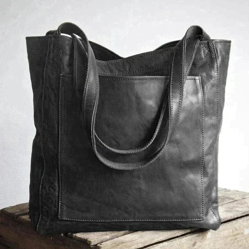 Klasyczna Torebka z Naturalnej Skóry w Stylu Retro