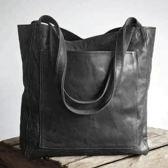Skórzana Torba na Ramię w Rozmiarze Maxi