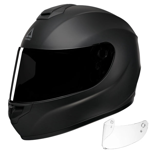 Nowoczesny Kask Integralny z Jasnym Wizjerem