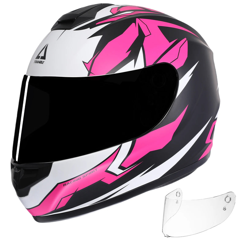 Nowoczesny Kask Integralny z Jasnym Wizjerem