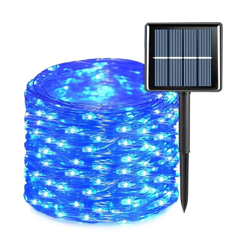 Girlanda Solarna Wzór Leśna Magia z Automatycznym Włączaniem