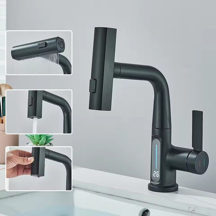 Nowoczesna Cyfrowa Wylewka Wodospadowa do Umywalki