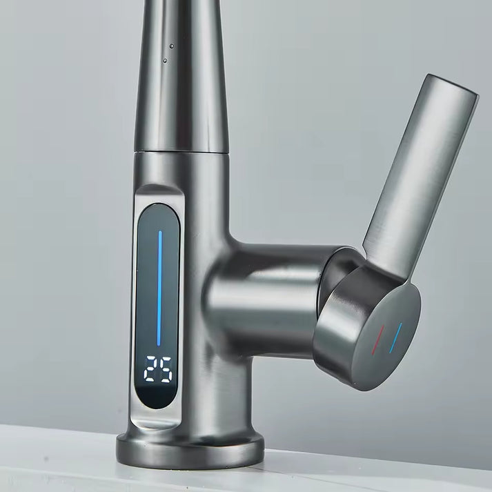 Nowoczesna Cyfrowa Wylewka Wodospadowa do Umywalki