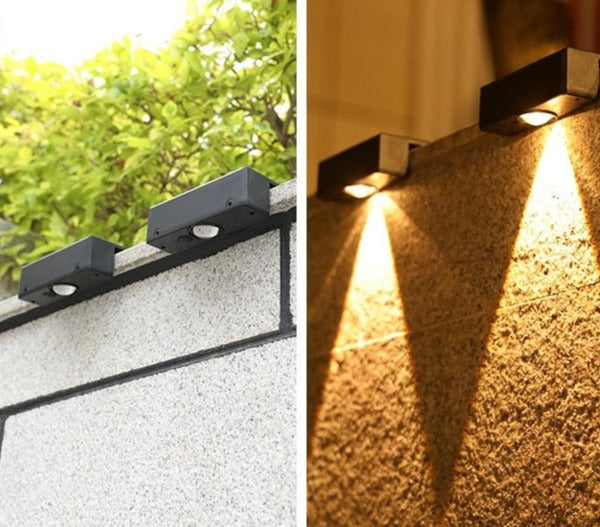 Solarne Oświetlenie Ogrodowe z Ochroną Przed Deszczem i Wiatrem