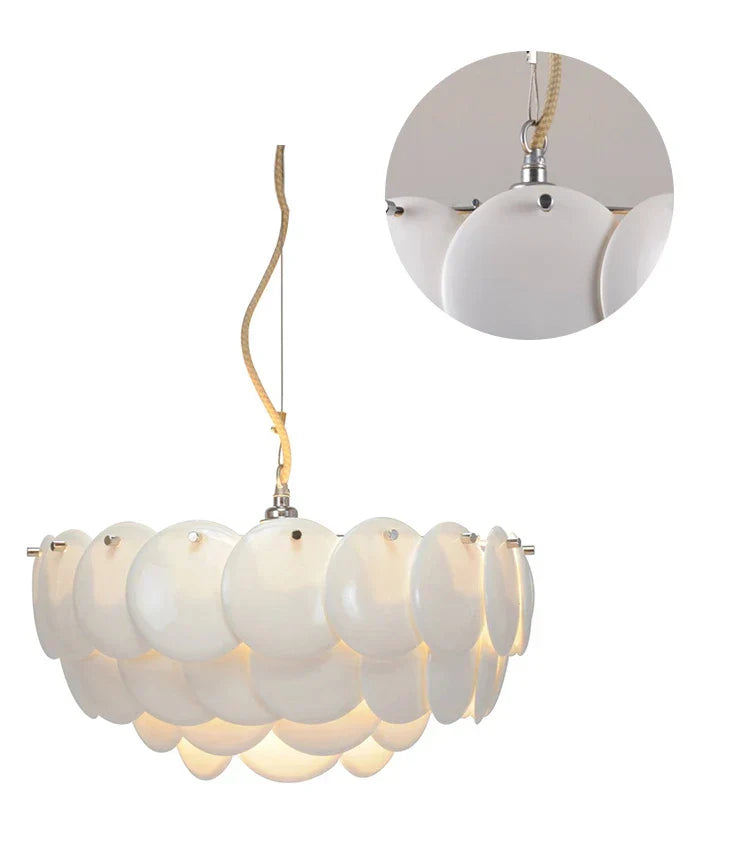 Luksusowy ręcznie robiony żyrandol ceramiczny